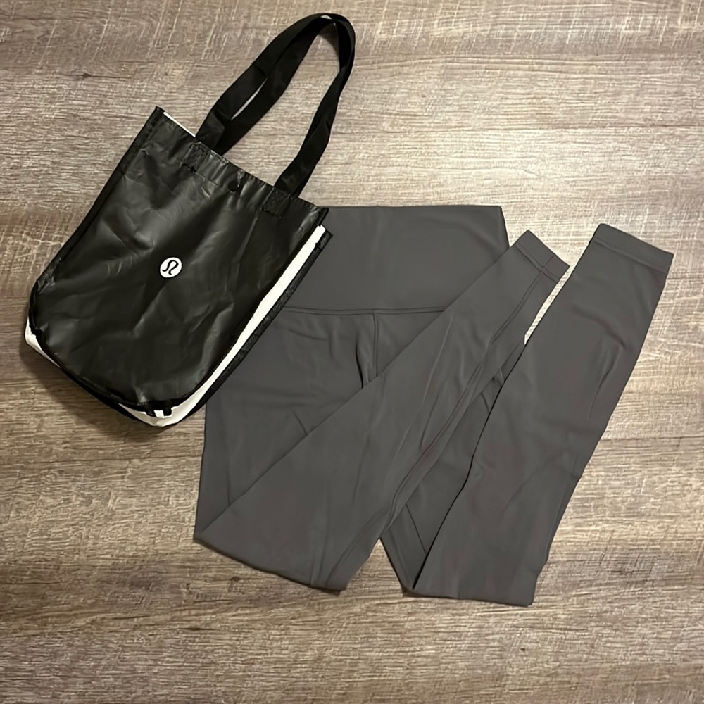 Dark Grey LULULEMON Align Leggings 27”